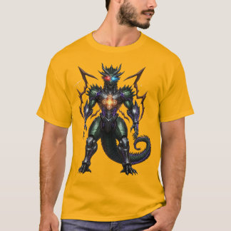 Grim Tech Dragon: Ditt cybernetiska Kant. T Shirt