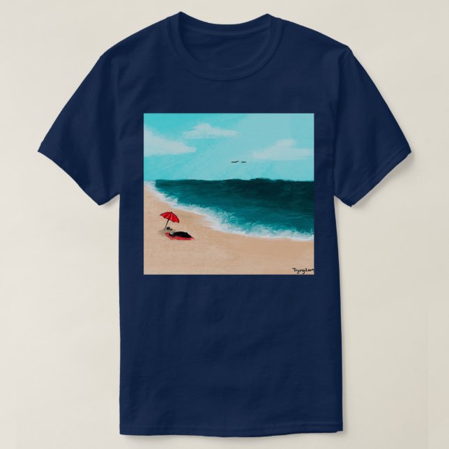 Grim Vacation T Shirt (Design framsida)