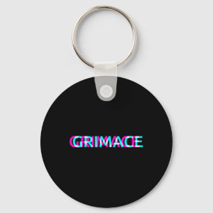 Grimace Edgy Aesthetic Grunge Emo Pastel Goth Hall Nyckelring