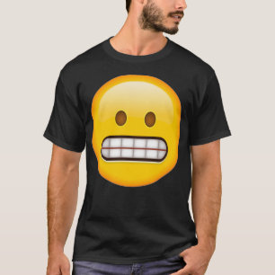 Grimacing Ansikte Emoji T Shirt