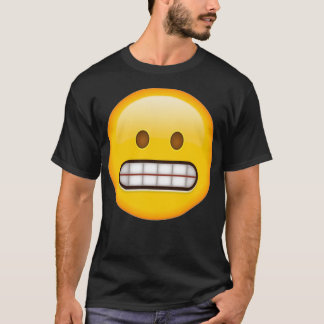 Grimacing Ansikte Emoji T Shirt