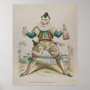 Grimaldi as Clown Poster