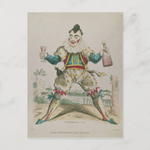 Grimaldi as Clown Vykort