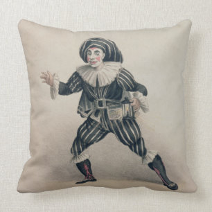 Grimaldi som Scaramouche, från den Commedia Kudde