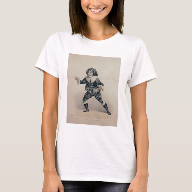 Grimaldi som Scaramouche, från den Commedia Tee Shirt (Framsida)