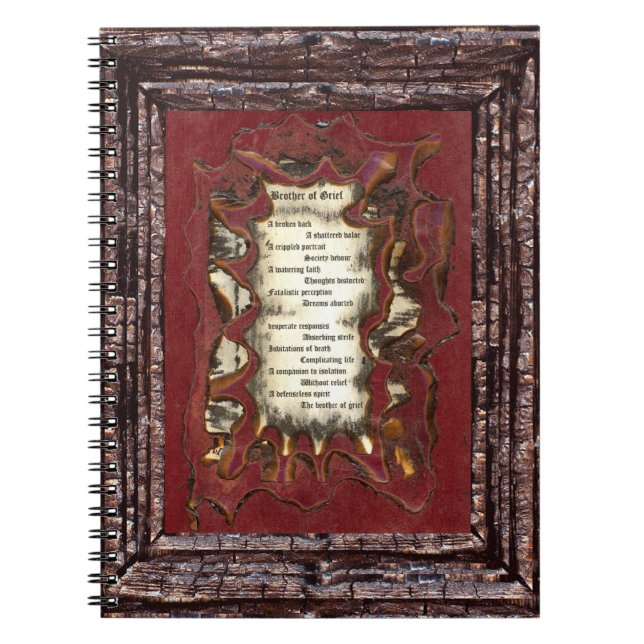 Grimbroder Anteckningsbok Med Spiral (Framsidan)