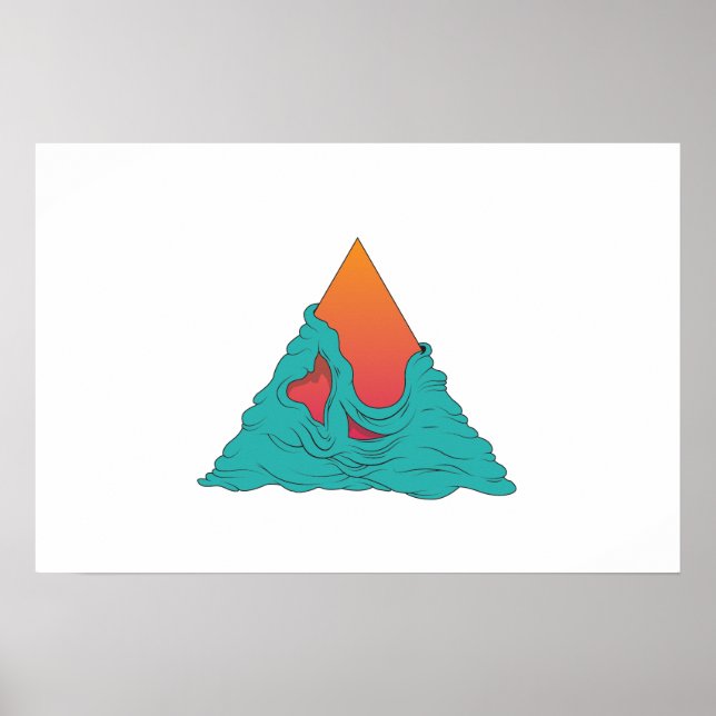 Grime Sunset Triangle Poster (Framsidan)