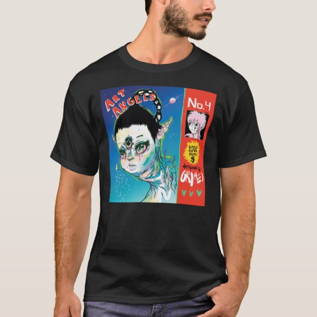 Grimes - Art Angels Classic T-Shirt (Framsida)