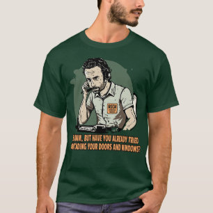 Grimes Rick Customer Service Agent nyligen i T Shirt