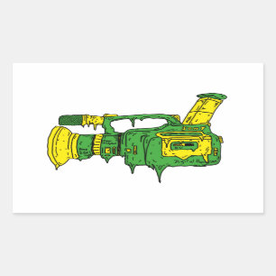 Grimey VX1000 Stickers Rektangulärt Klistermärke