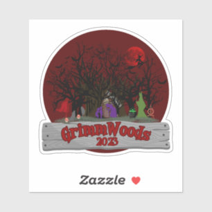 GrimmWoods Sticker 2023 (baksida) Klistermärken