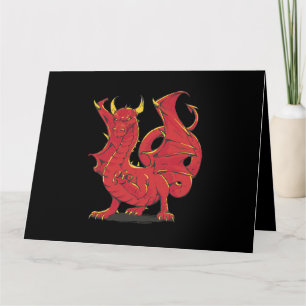 Grimmy Red Dragon Chinese Red Kort