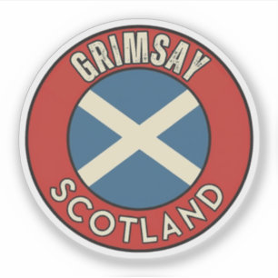 Grimsay, Skottland Klistermärken