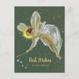 Grimshaw Fairy Birthday Wishing stars CC1231 Vykort