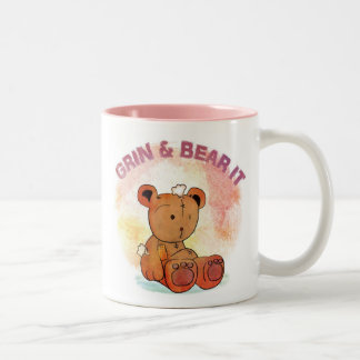 grin and bear it-mugg Två-Tonad mugg