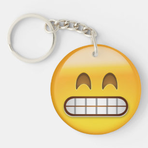 Grina ansikte med att le ögon Emoji
