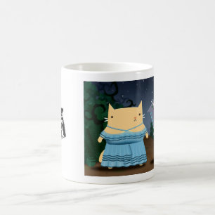 Grina katten kaffemugg