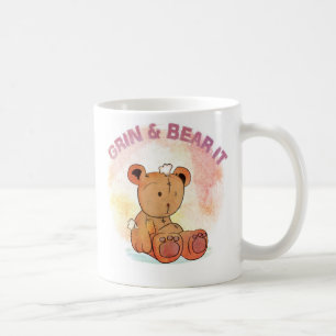 grina och uthärda det muggen kaffemugg
