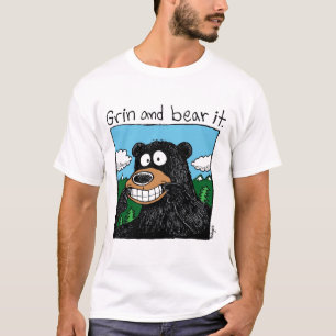 grina & uthärda det (färg) tee
