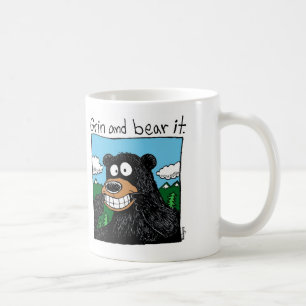 grina & uthärda det kaffemugg