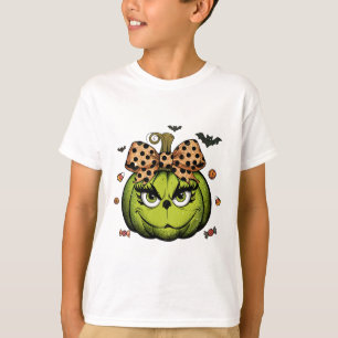 Grinc Pumpkin Coquette Pumpkin Halloween Spooky Se T Shirt
