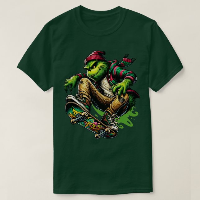 Grinch8-design T Shirt (Design framsida)
