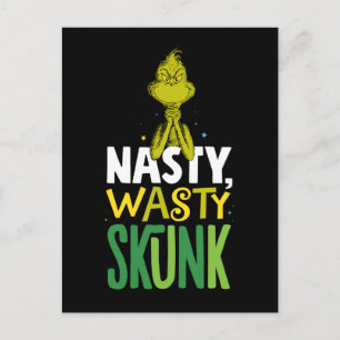 Grinch Äckliga Dräggelska Skunken Vykort