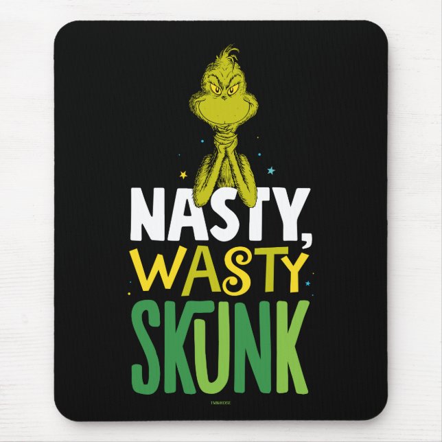 Grinch | Äckliga Dräggiga Skunk Musmatta (Framsidan)