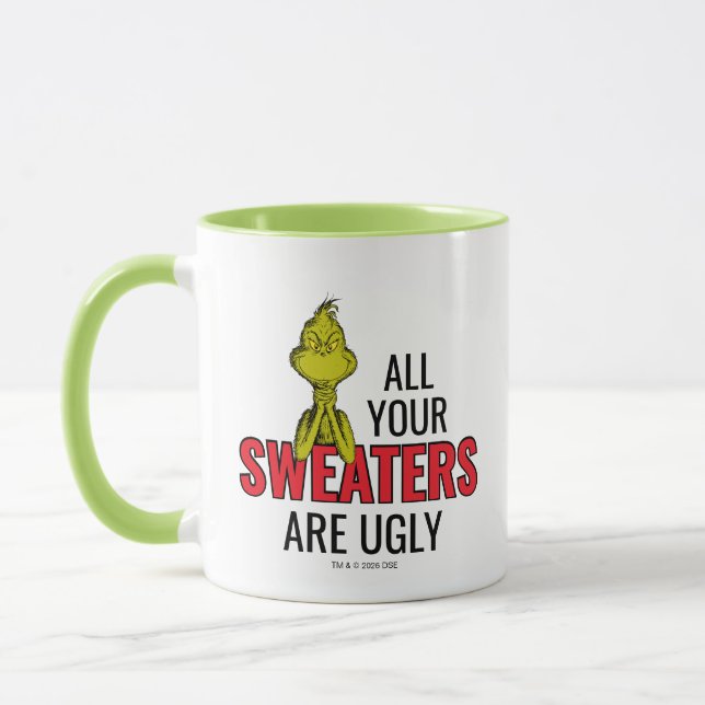 Grinch | Alla dina tröjor är fula Mugg (Vänster)