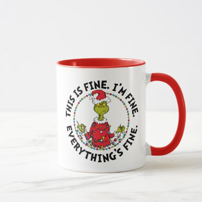 Grinch | Allt är bra Mugg (Höger)