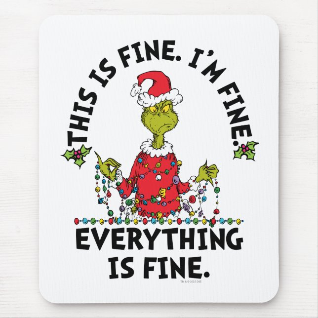 Grinch | Allt är bra Musmatta (Framsidan)