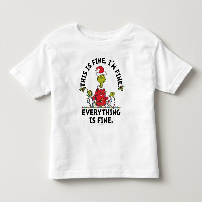 Grinch | Allt är bra T Shirt (Framsida)