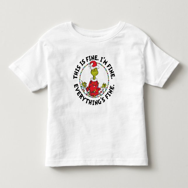 Grinch | Allt är bra T Shirt (Framsida)