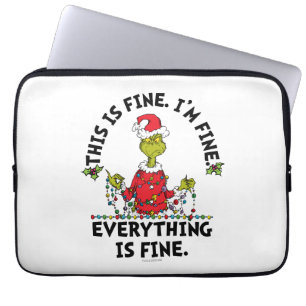 Grinch Allting är bra Laptop Fodral