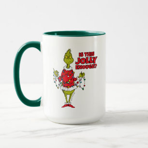 Grinch "Är detta glatt nog?" Mugg