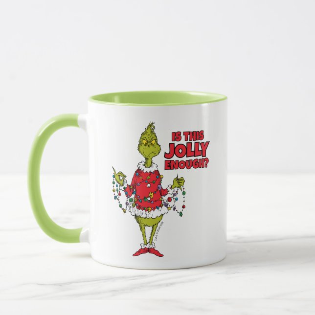Grinch | "Är detta glatt nog?" Mugg (Vänster)