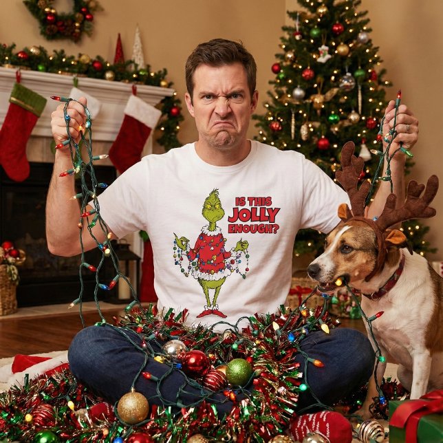 Grinch | "Är detta tillräckligt glatt?" T Shirt (Skapare uppladdad)