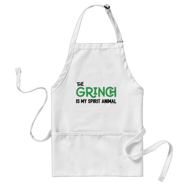Grinch är min andliga djur Citat Förkläde (Framsidan)
