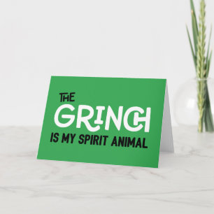 Grinch är min andliga djur Citat Kort