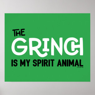 Grinch är min andliga djur Citat Poster