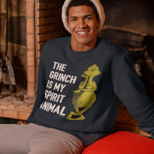 Grinch är min animala T-Shirt-citat Lång Ärmad Tröja