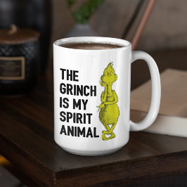 Grinch är mitt andliga djur kaffemugg