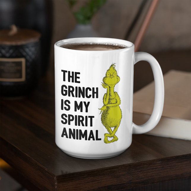 Grinch är mitt andliga djur kaffemugg (Skapare uppladdad)