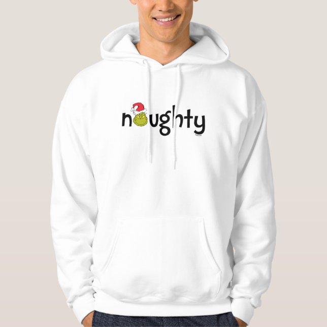 Grinch är Naughty Hoodie (Framsida)