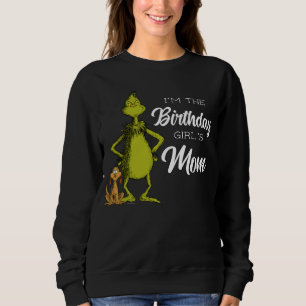 Grinch Chalkboard Birthday Girl's Mamma T Shirt