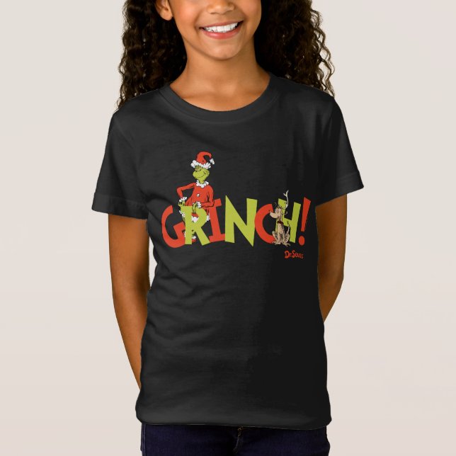 Grinch! Character Logo Graphic T Shirt (Framsida)