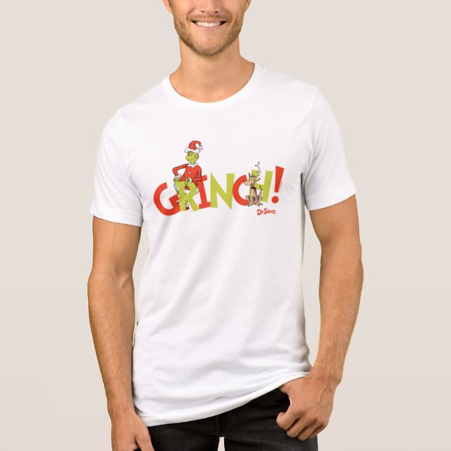 Grinch! Character Logo Graphic T Shirt (Framsida)