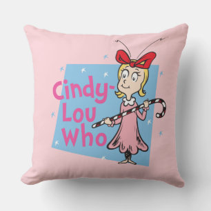 Grinch   Cindy-Lou Who - Godisstav Kudde