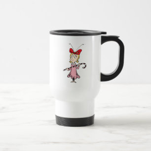Grinch Cindy-Lou Who - Håller Candy Cane Resemugg