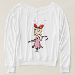 Grinch | Cindy-Lou Who - Håller Candy Cane Tröja